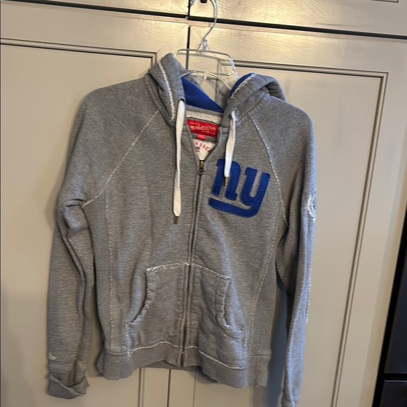 NFL New York Giants Gray Hoodie lg - Picture 1 of 5